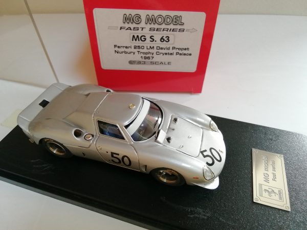 Ferrari 250 LM David Propet Nurbury Trophy Crystal Palace 1967 MG Model