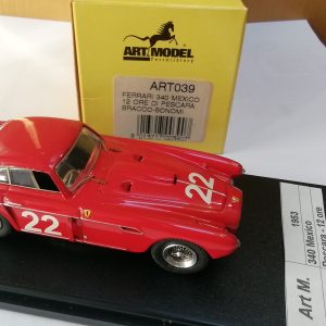 Ferrari 340 Mexico 12 ore Pescara Art Model