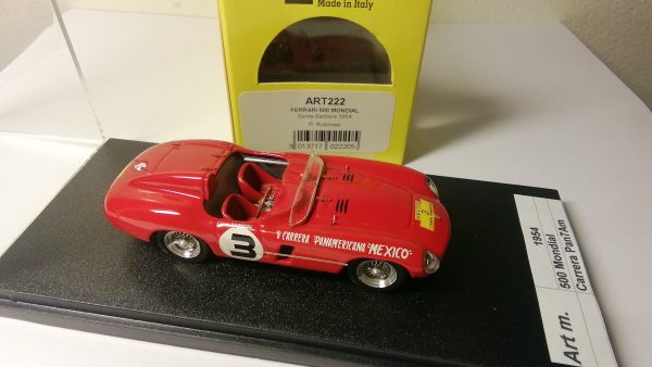 Ferrari 500 Mondial Santa Barbara 1954 Art Model
