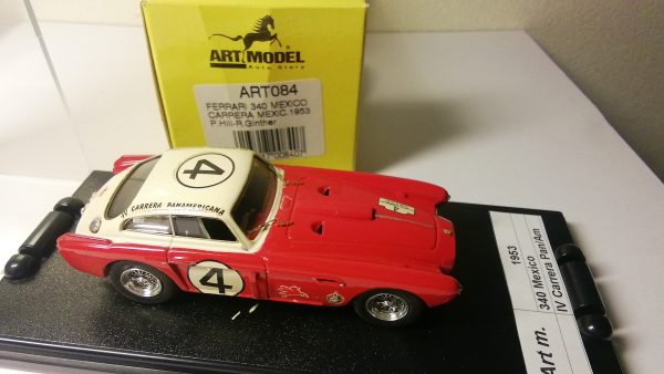 Ferrari 340 Mexico Carrera PanAm 1953 Art Model