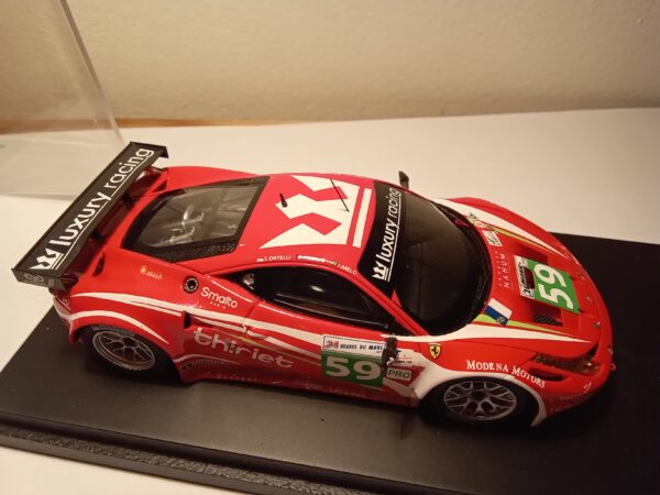 Ferrari 458 Italia GT2 Le Mans Luxury Racing 2011 Fujimi